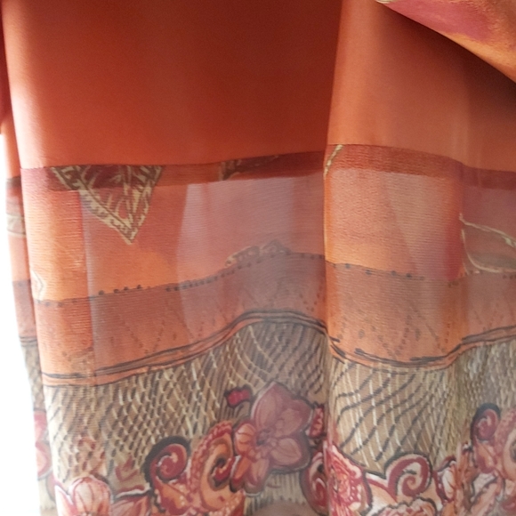 Long printed dress - Picture 6 of 6